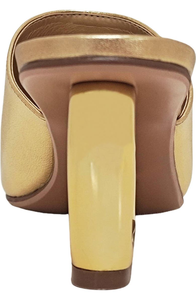 NINETY UNION Florence Square Toe Mule, Alternate, color, Gold