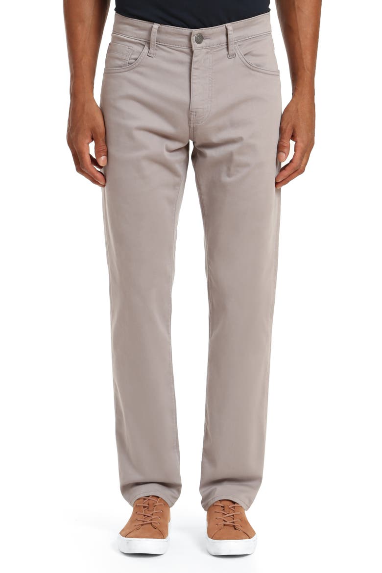 Zach Straight Leg Twill Pants, Main, color, GRAPHITE TWILL