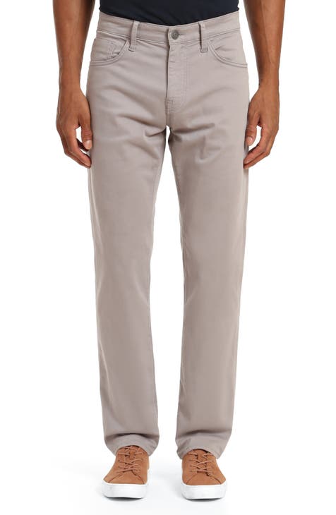 Mens Ellis Straight Waistband Pants - Black