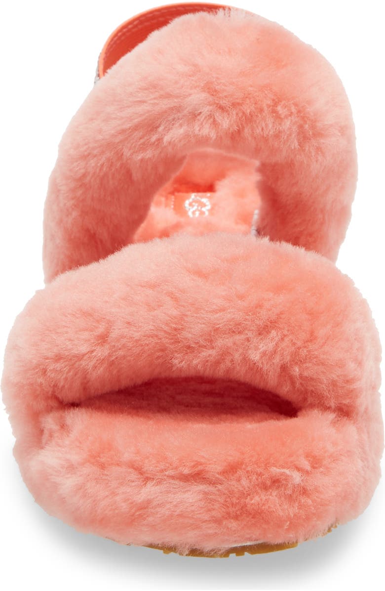 UGG<sup>®</sup> Oh Yeah Bling Genuine Shearling Slingback Sandal, Alternate, color,