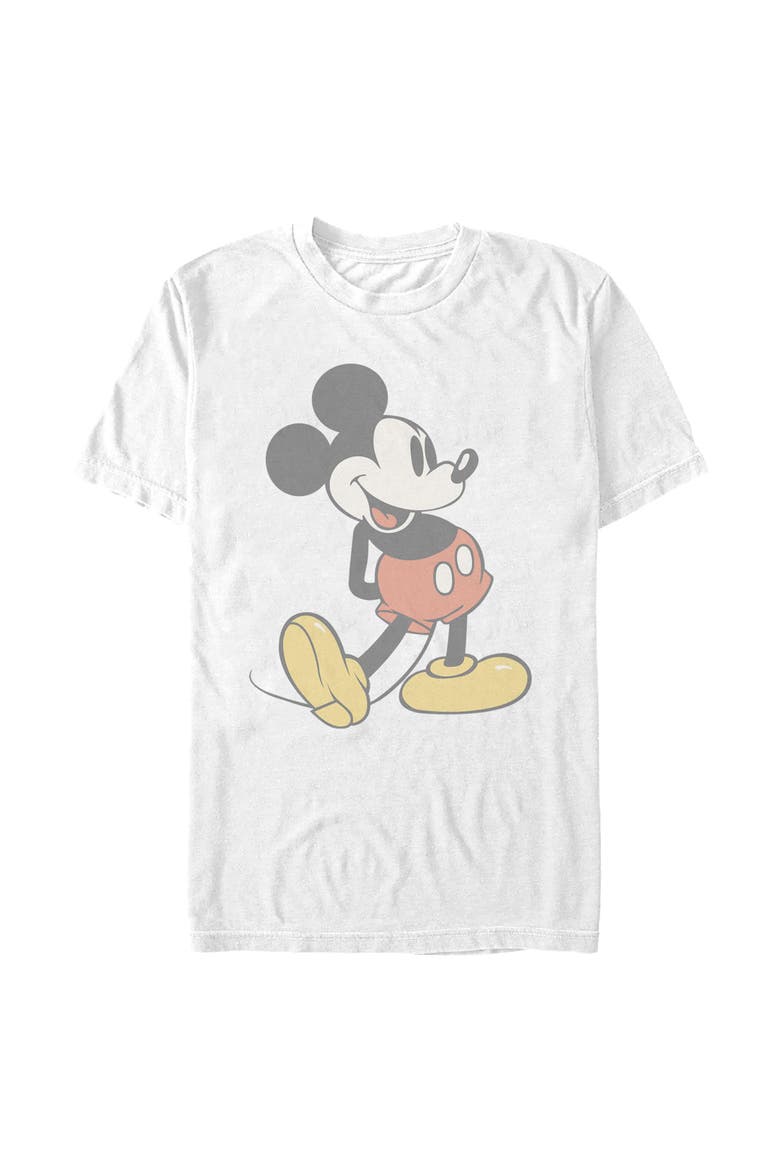 Men's Mickey & Friends Giant Icon  Graphic T-Shirt, Main, color, White
