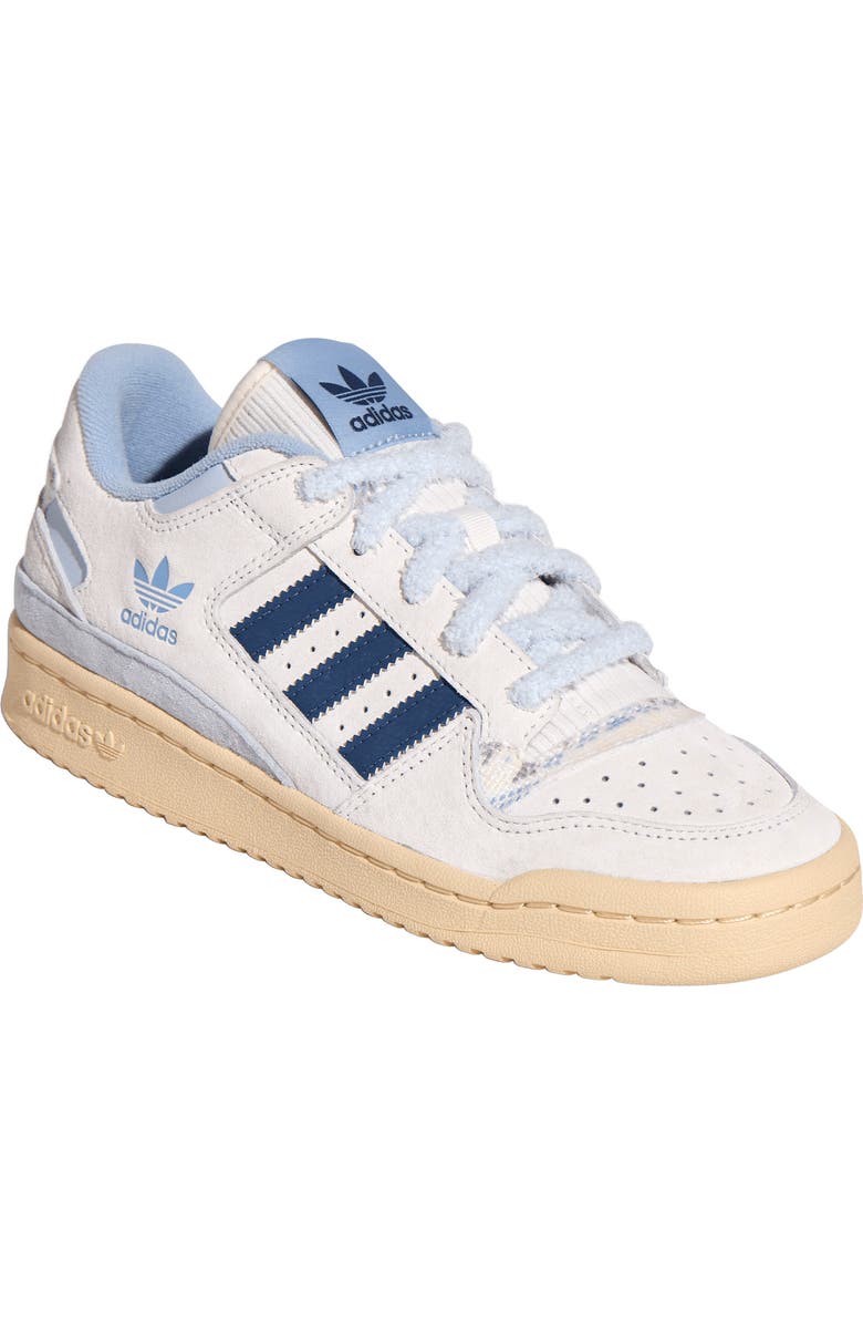 adidas Forum Low CL Basketball Sneaker, Main, color, Cloud White/ Ink/ Sand