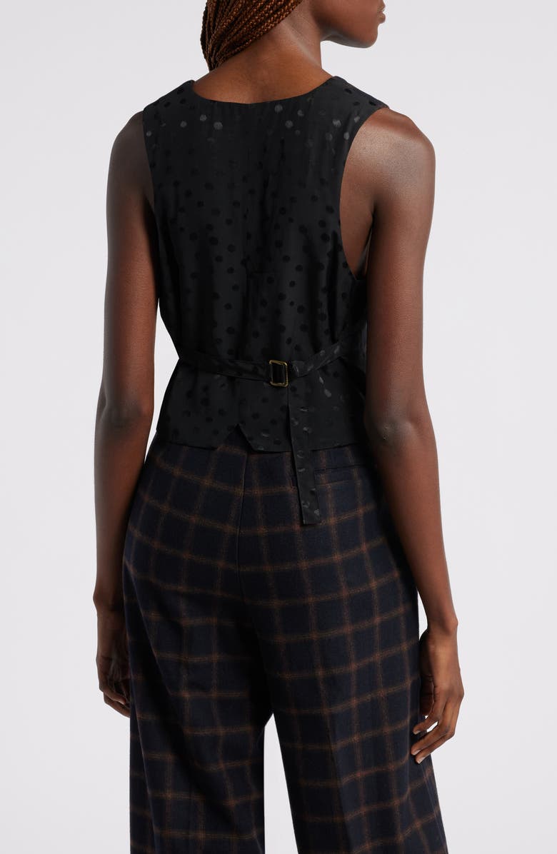 Wyeth Caldwell Plaid Wool Blend Button-Up Vest, Alternate, color, Multi