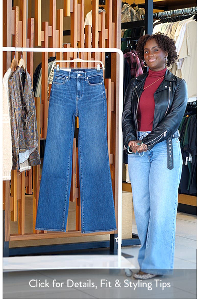 Crosbie High Waist Slim Wide Leg Jeans video