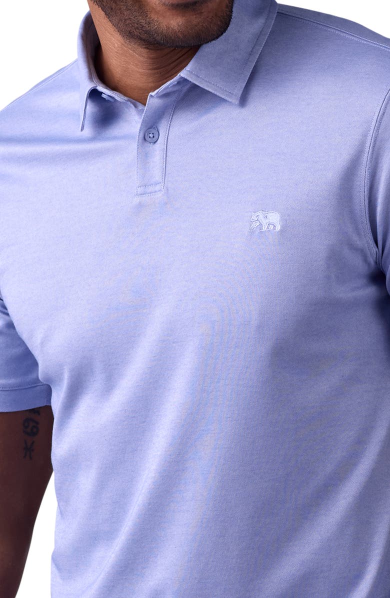 The Normal Brand Performance Piqué Polo, Alternate, color, Glacier