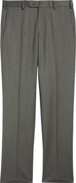 Zanella Parker Flat Front Wool Dress Pants