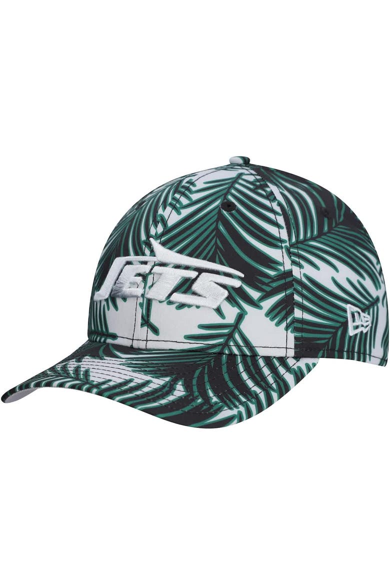 Men's New Era Gray New York Jets Palms 39THIRTY Flex Hat, Alternate, color, Gray