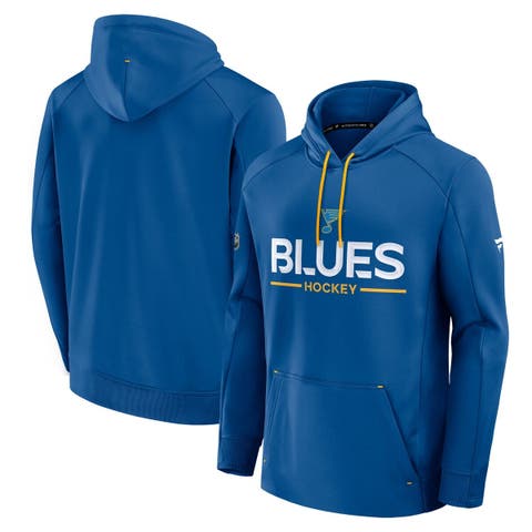 Men's Fanatics Blue St. Louis Blues Authentic Pro Rink Hoodie