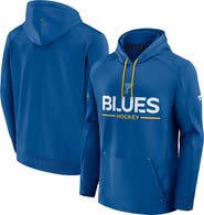 FANATICS Men's Fanatics Blue St. Louis Blues Authentic Pro Rink Hoodie