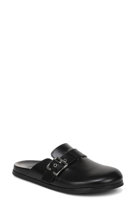 Leon Leather Loafer Mule