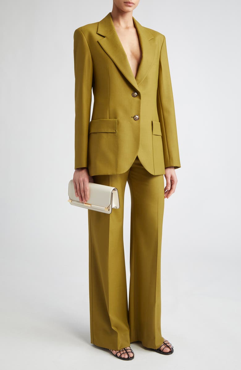 Victoria Beckham Patch Pocket Blazer, Alternate, color, 