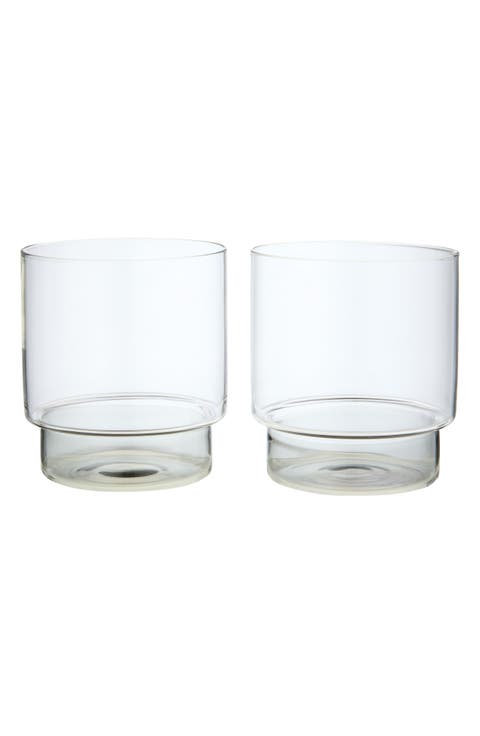 Rye Set of 2 Water/Beer Glasses