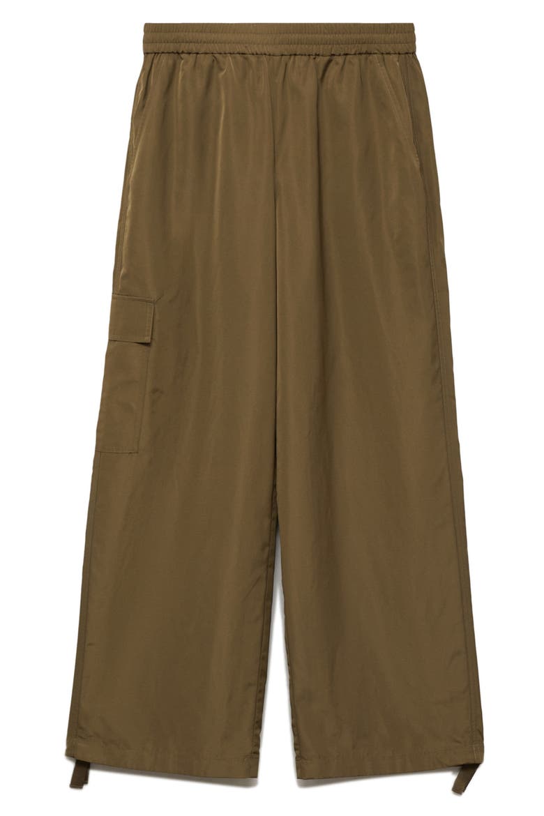 Drawstring Hem Cargo Pants, Main, color, KHAKI BROWN