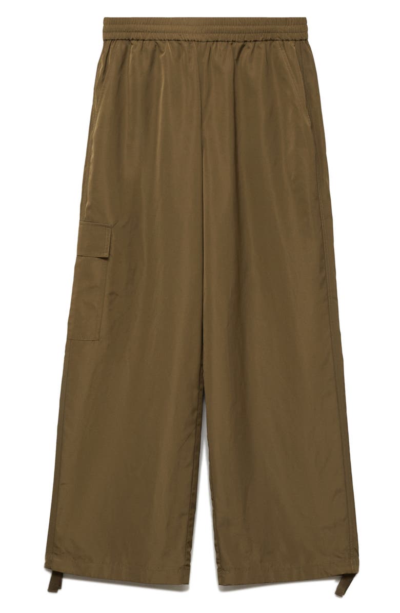 MANGO Drawstring Hem Cargo Pants, Main, color,