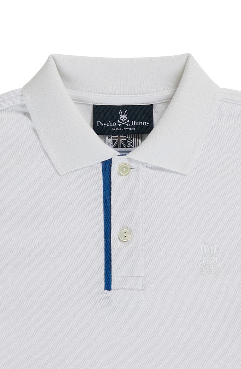Psycho Bunny Kids' Savoy Tipped Piqué Polo, Alternate, color, 
