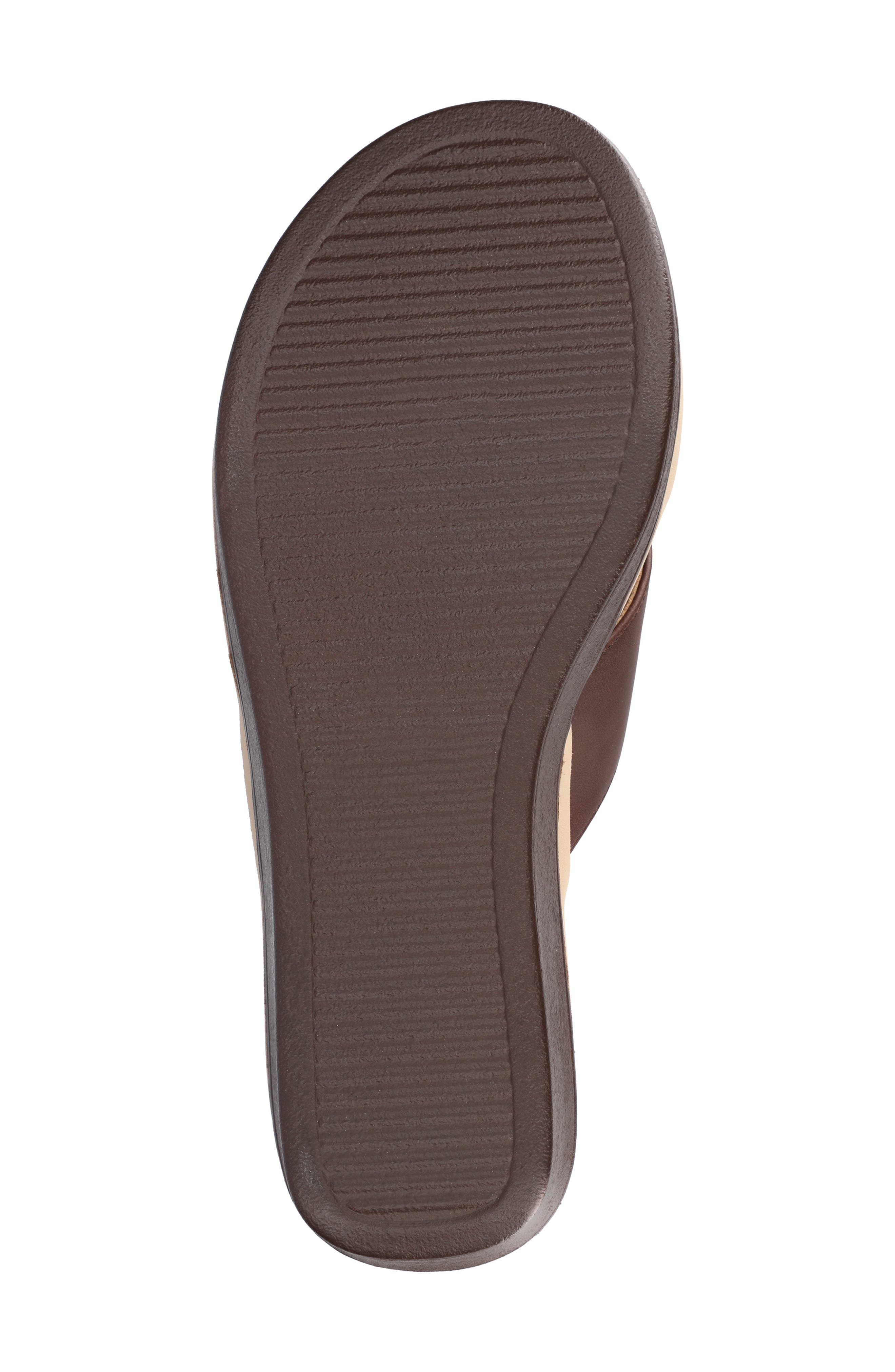 Biara Platform Wedge Sandal, Alternate, color, BROWN