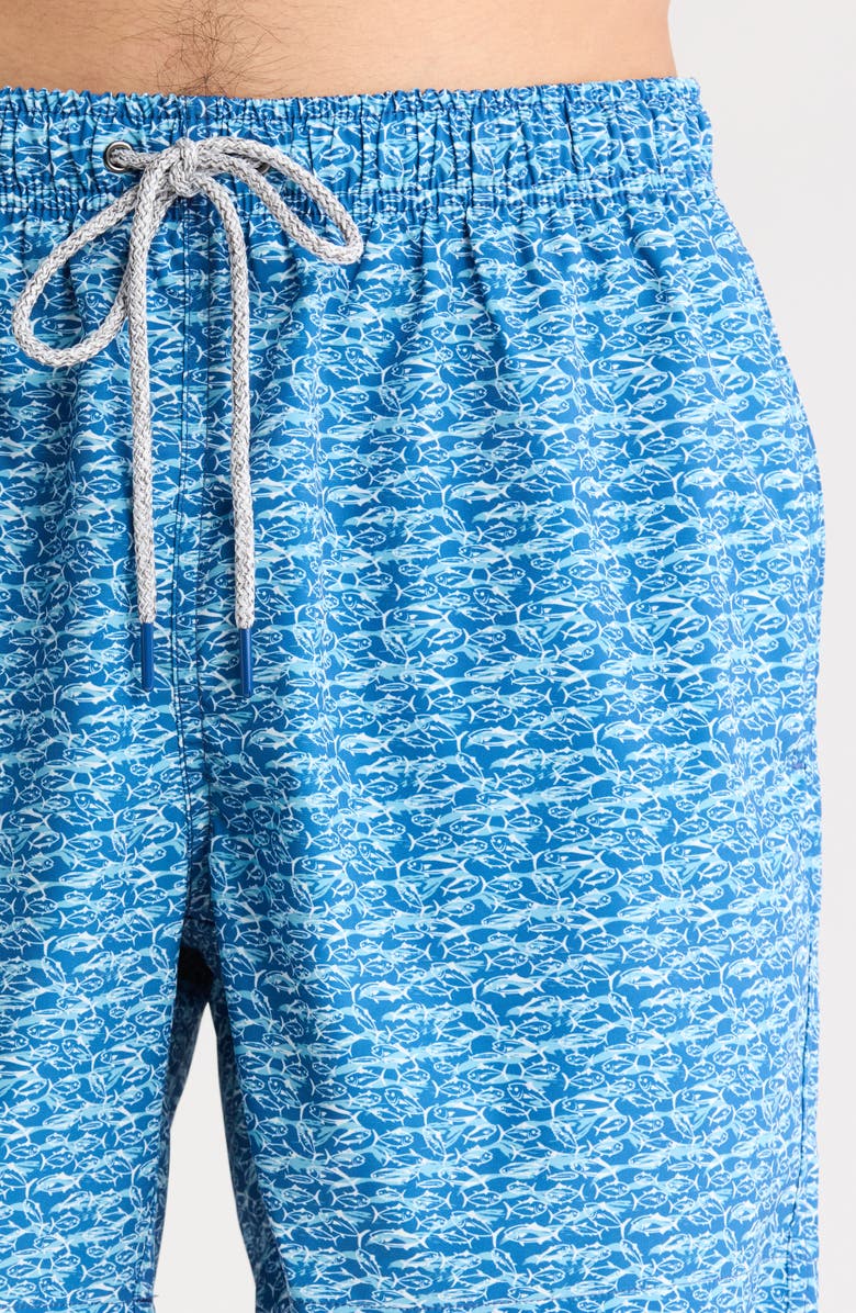 Rainforest School Of Fish Swim Trunks, Alternate, color,