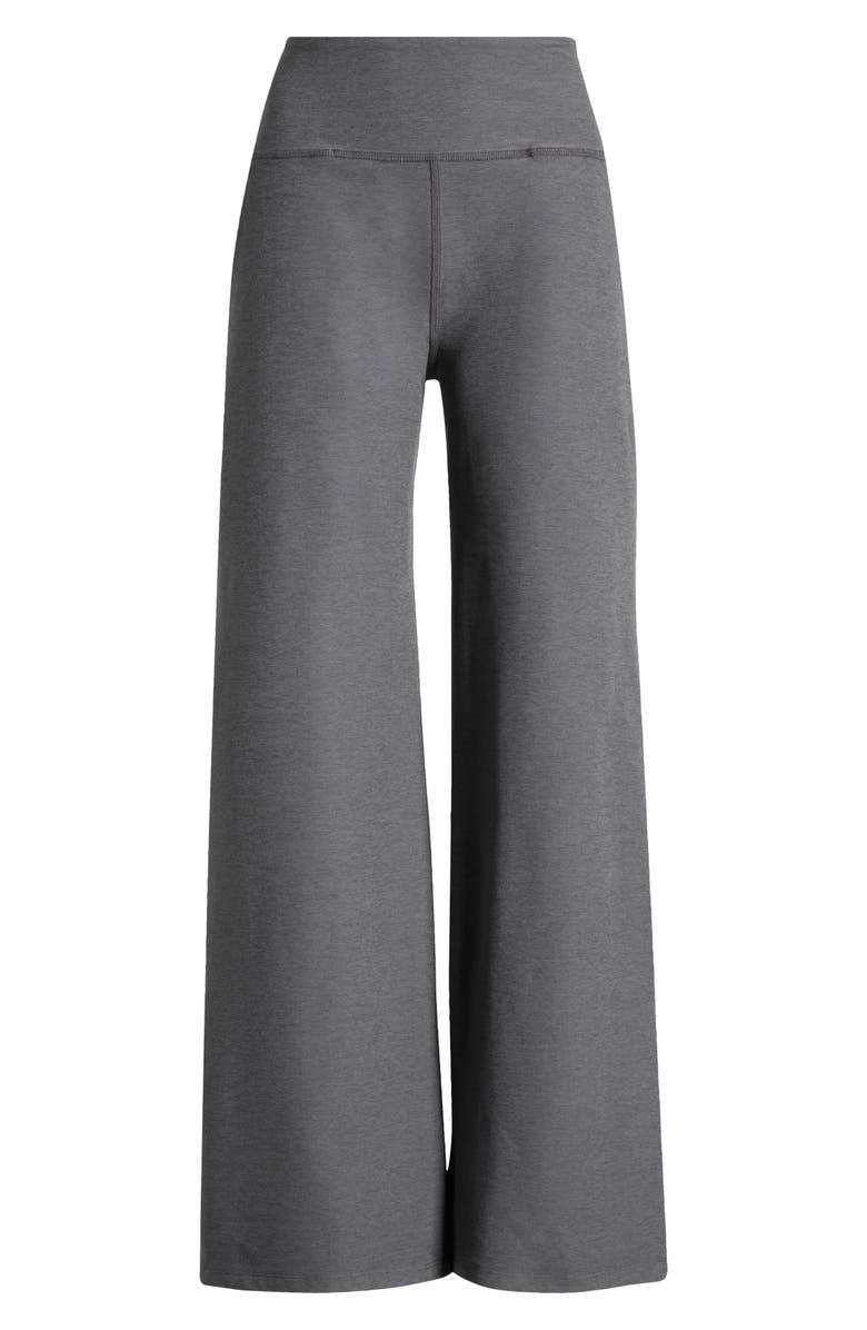 Beyond Yoga Space Dye Wide Leg Pants, Alternate, color, True Gray Heather