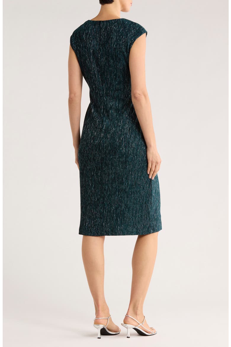 Surplice V-Neck Cocktail Dress, Alternate, color, SPRUCE