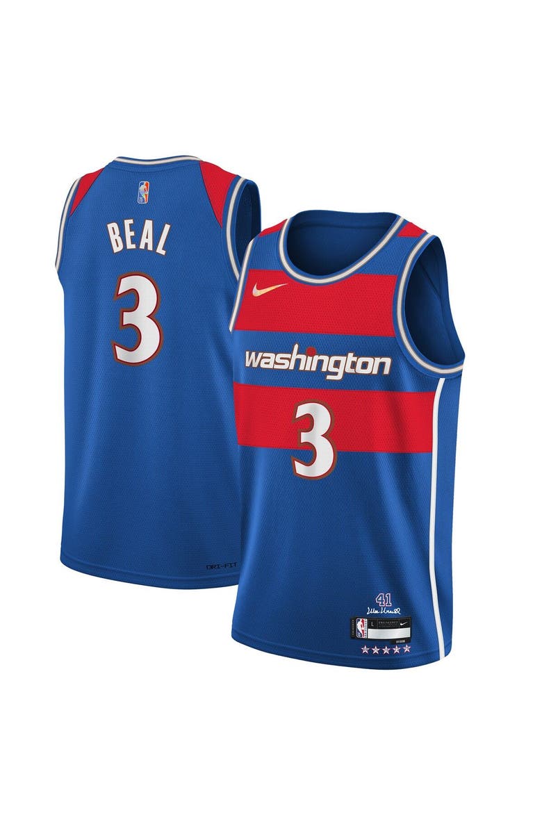 Nike Youth Nike Bradley Beal Royal Washington Wizards 2021/22 Swingman Jersey - City Edition, Alternate, color, 
