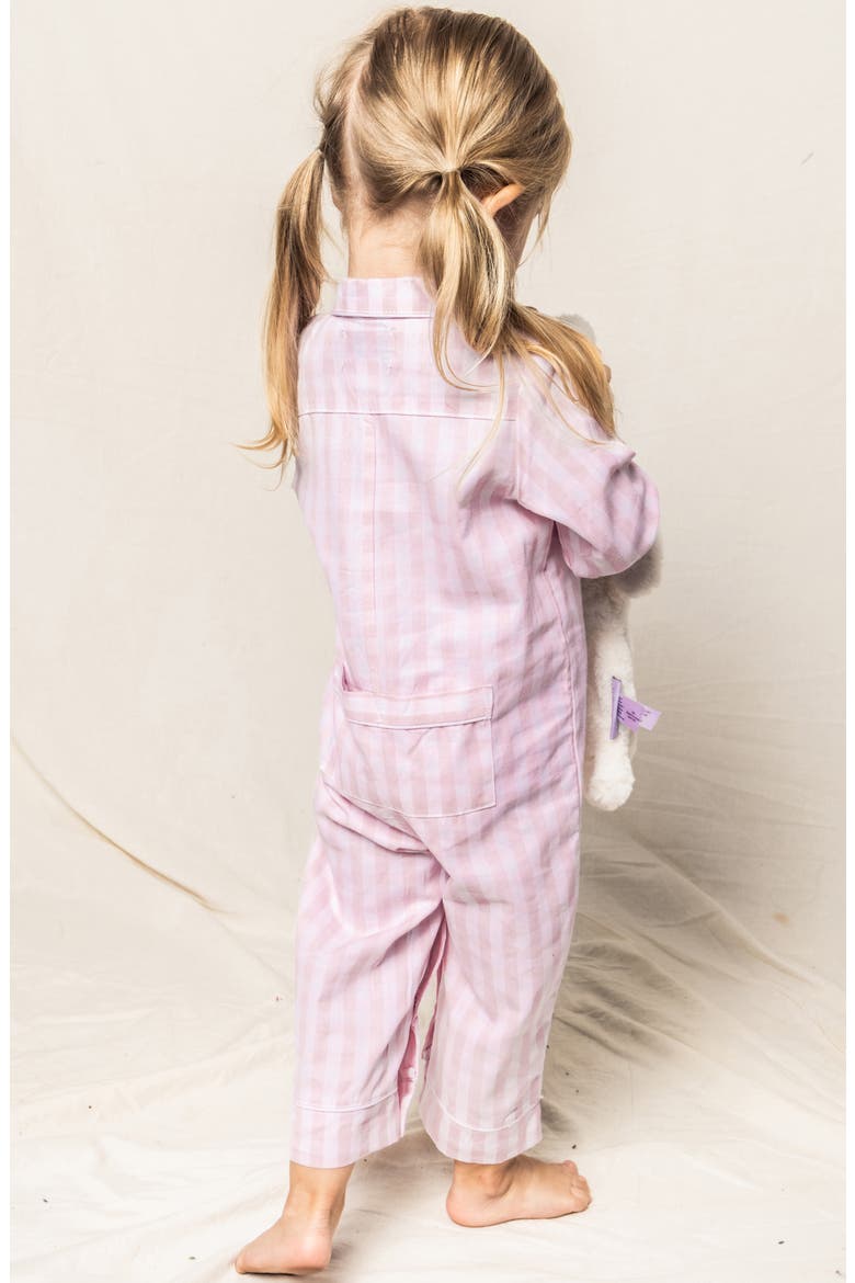 Gingham Romper, Alternate, color, PINK