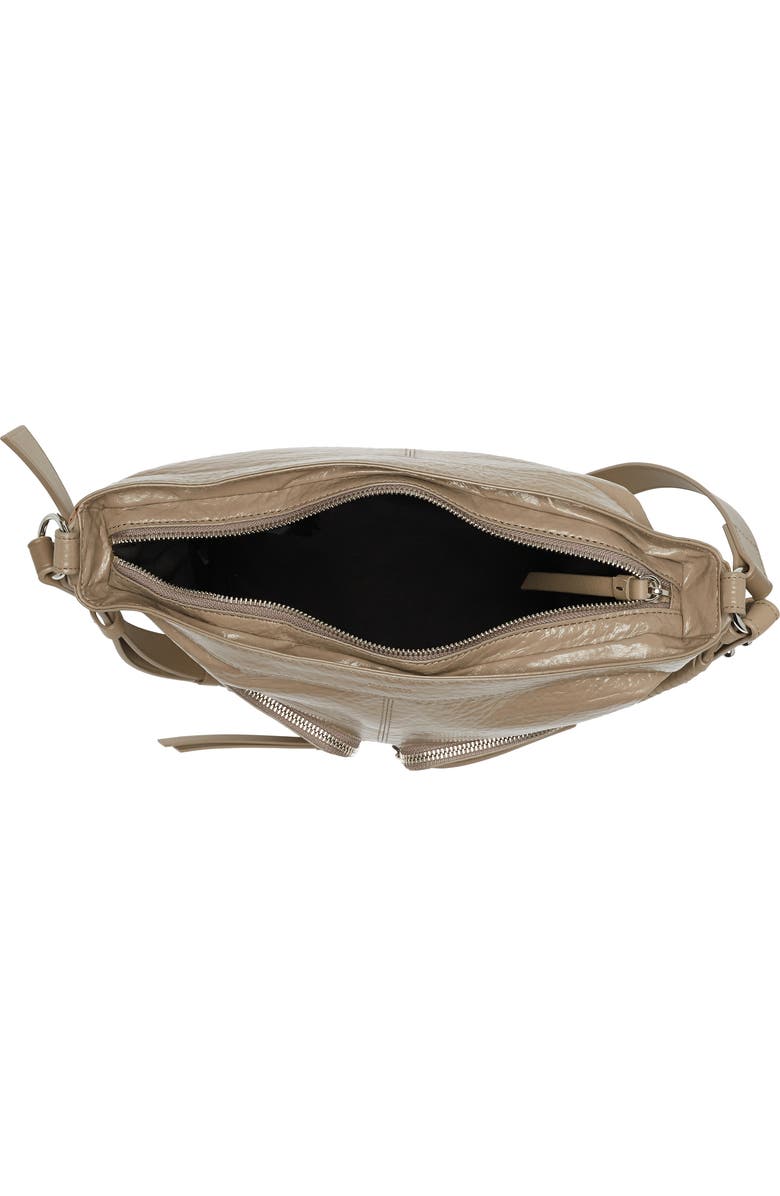 AllSaints Fetch Leather Crossbody Bag, Alternate, color,