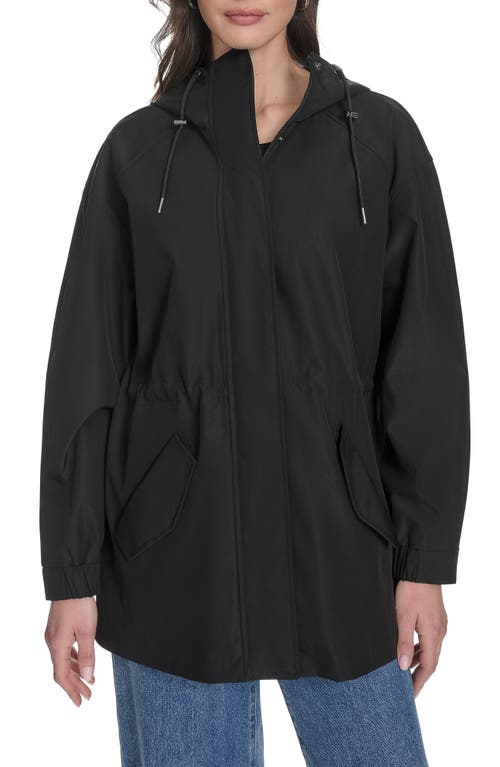 Levi's Hooded Water Resistant Jacket In Black