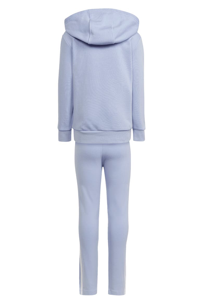 Kids' Adicolor Hoodie & Leggings Set, Alternate, color, VIOLET TONE
