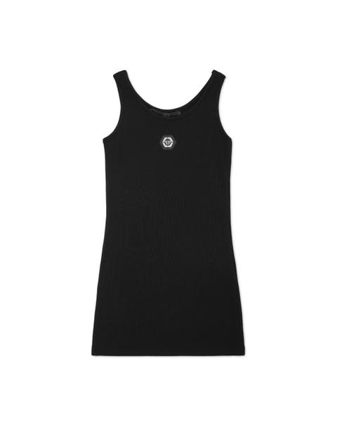 Jersey Rib Tank Top Mini Dress Girl