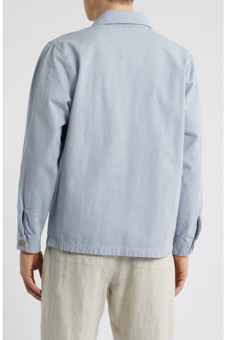Pac Organic Cotton Ripstop Shell Jacket, Alternate, color, WAVE
