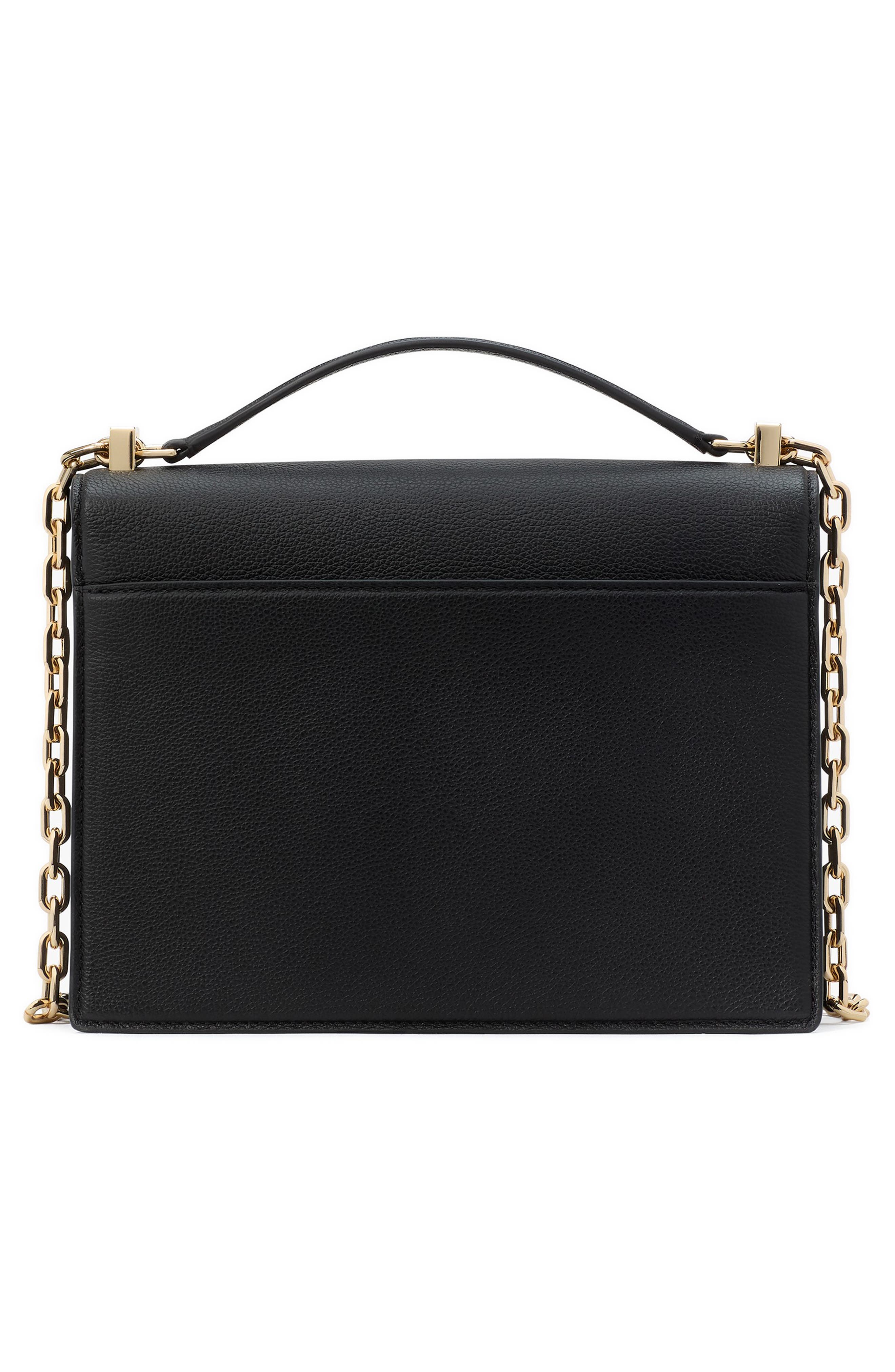 Kate Spade New York deco pebbled leather convertible crossbody bag, Alternate, color, 