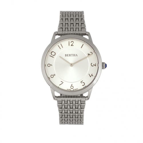 BERTHA Abby Swiss Bracelet Watch in Silver  product