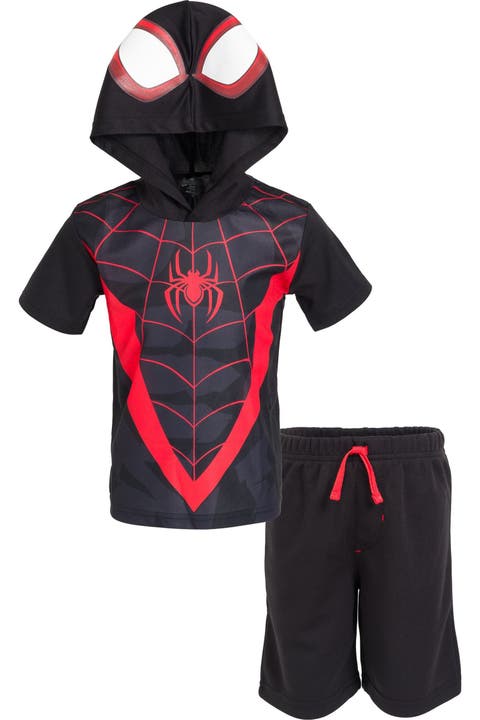 Spider-Man 2-Piece Hooded Tee and Shorts Set