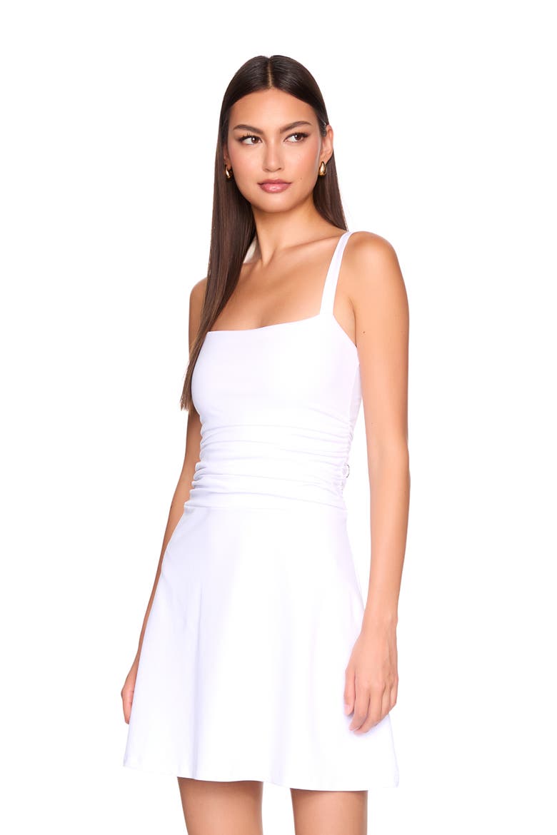 Ruched Bodice Minidress, Alternate, color, SUGAR