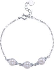 The Pearl Source White Freshwater Pearl Rory Bracelet