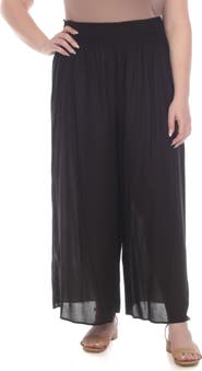 BOHO ME Smocked Wide Leg Pants