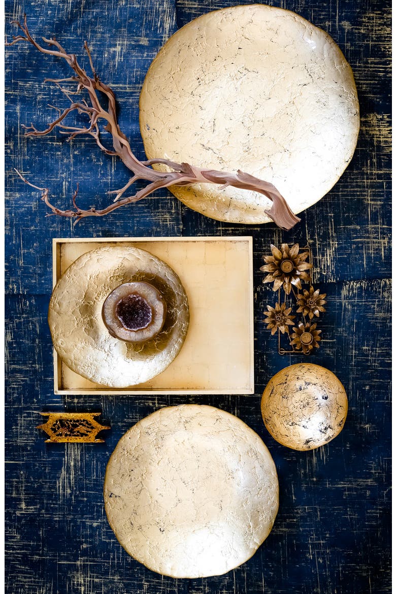 Moon Glass Bowl, Alternate, color, GOLD