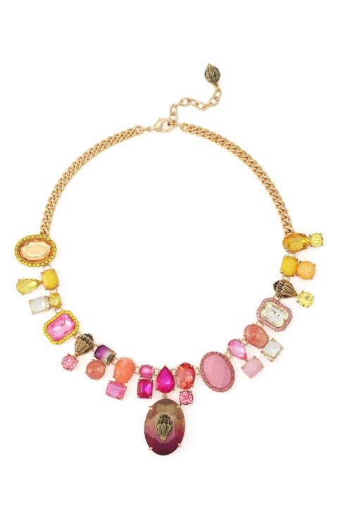 Gemstone Statement Necklace