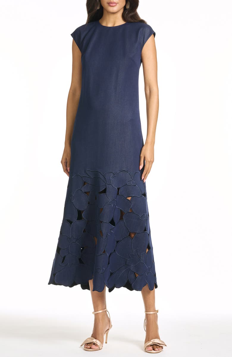 Sachin & Babi Sabette Denim Midi Dress, Main, color, Denim