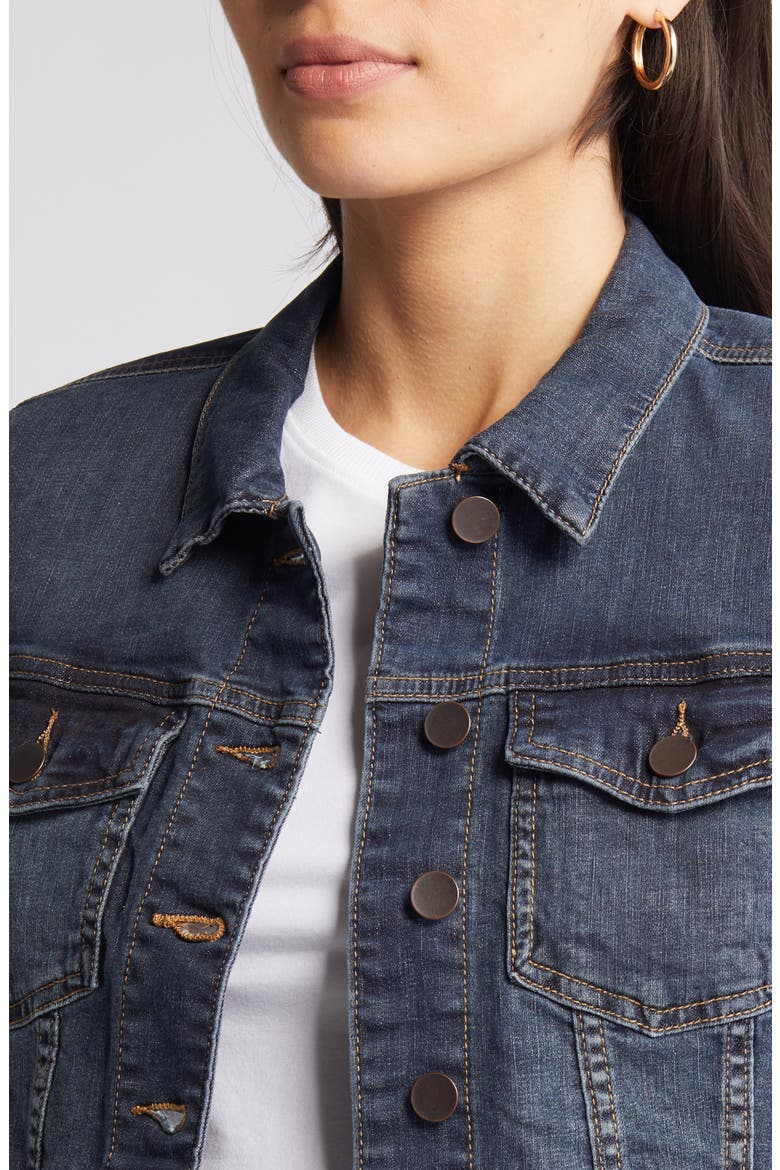 Helena Denim Jacket, Alternate, color, LIBERAL