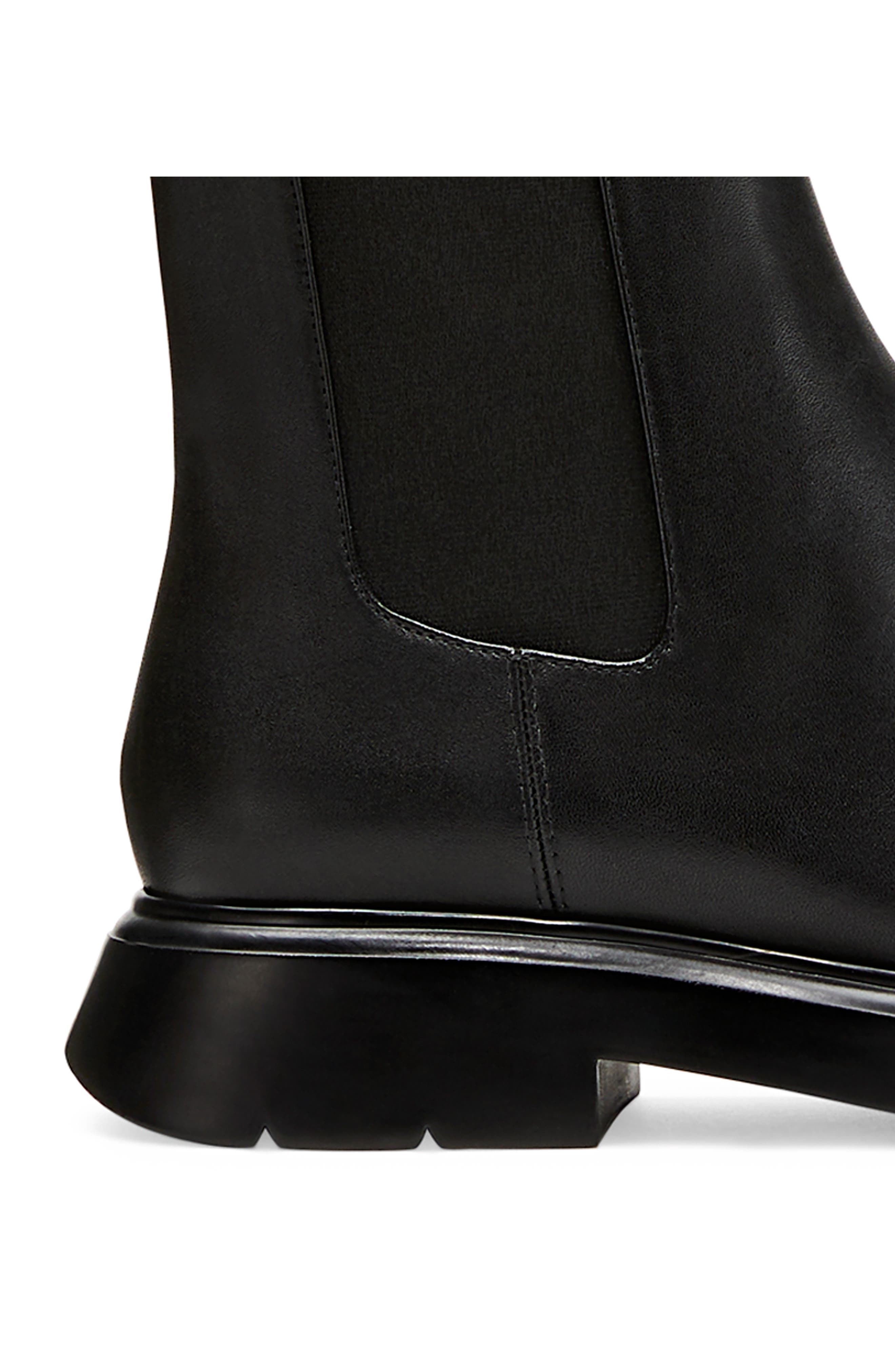 Stuart Weitzman Dylan Chelsea Boot, Alternate, color, Black