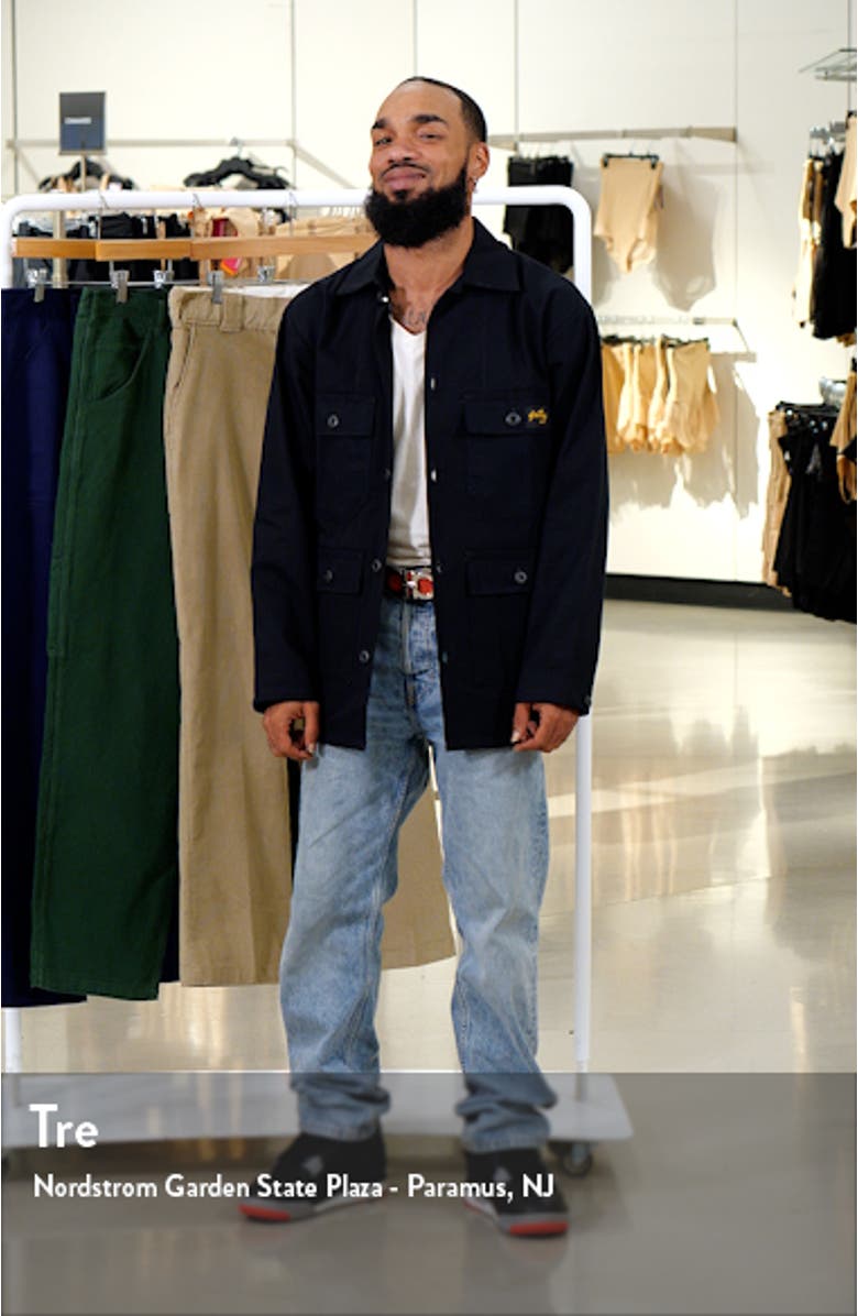 Button-Up Cotton Ripstop Work Jacket, sales video thumbnail