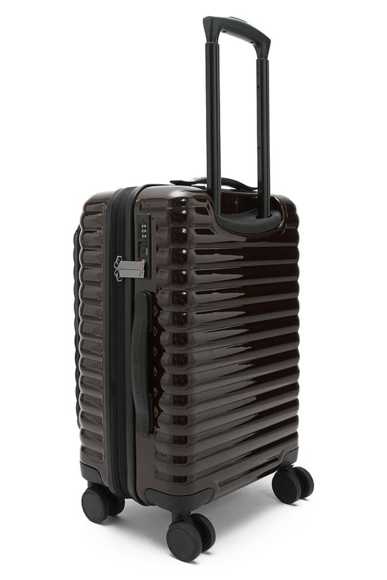 Accomplice 21-Inch Hardside Carry-On Spinner Suitcase, Alternate, color, GLOSSY CHOCOLATE