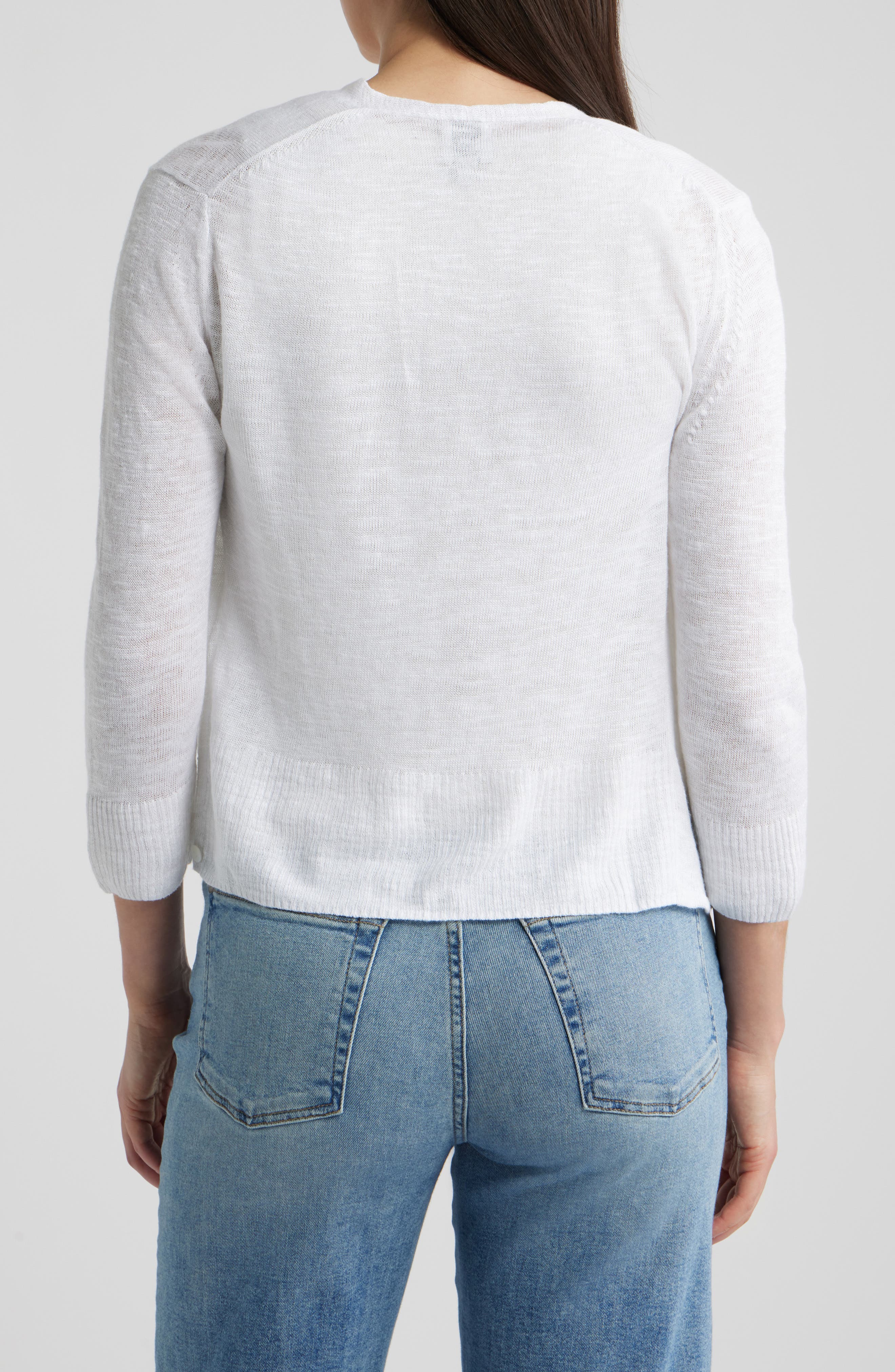 Slub Knit 4-Way Cardigan - image 4