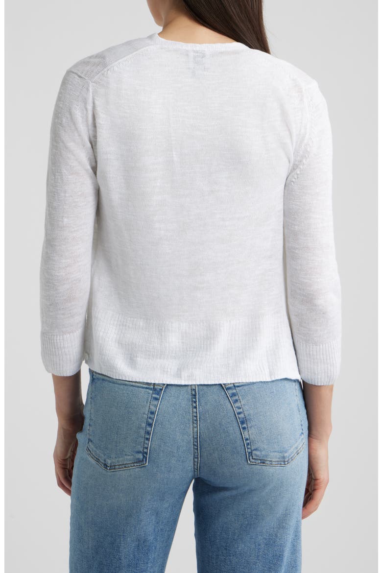 Slub Knit 4-Way Cardigan, Alternate, color, PAPER WHITE