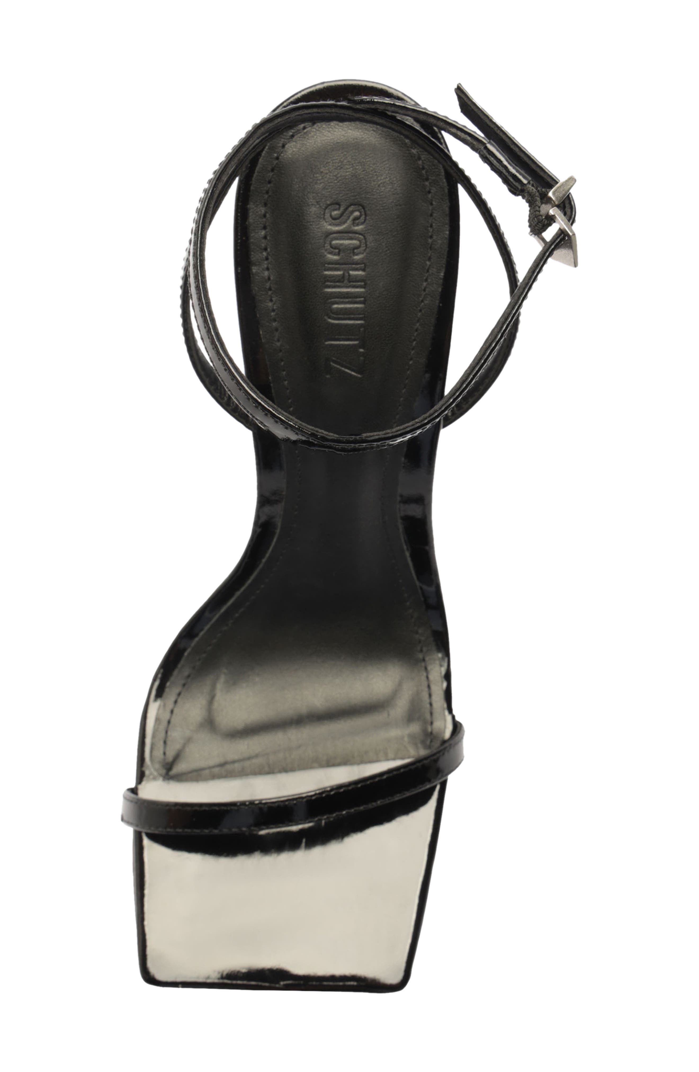 Schutz Siena Ankle Strap Wedge Sandal, Alternate, color, 