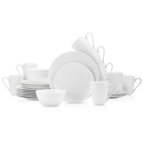 Ava Bone China 32-Piece Dinnerware Set
