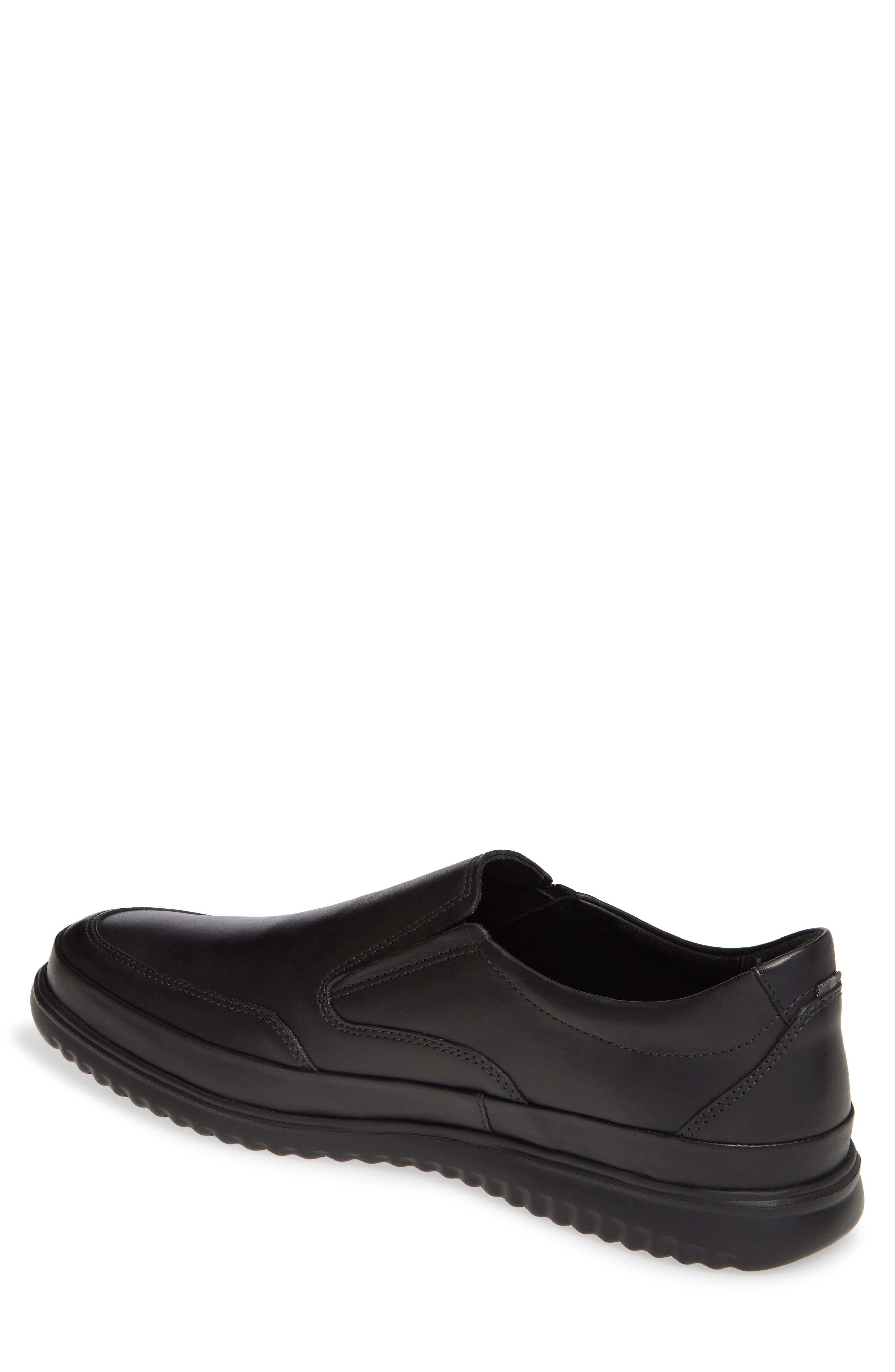 Mephisto Twain Slip-On Sneaker, Alternate, color, Black Leather