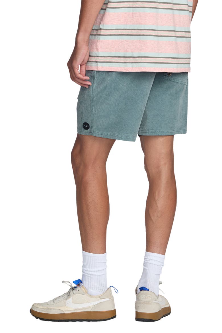 Escape Drawstring Cotton Walking Shorts, Alternate, color, LEAD