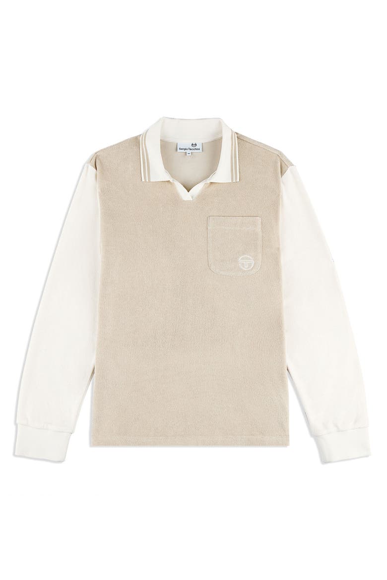 Alvar Long Sleeve Polo, Alternate, color, FOG